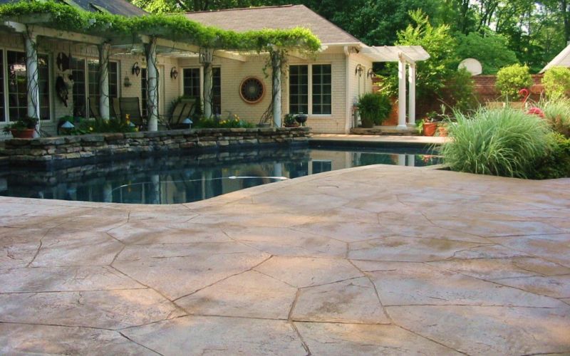 Interior of a trendy kitchen.